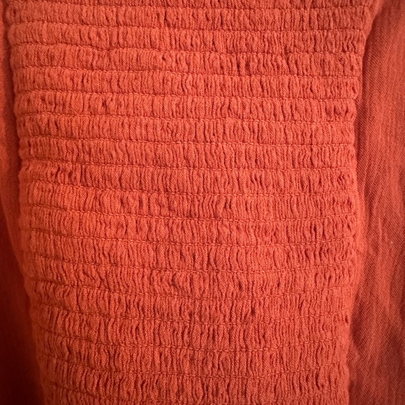 Jessica Simpson Ruched Top, Rust, Small NWT - Picture 7 of 8